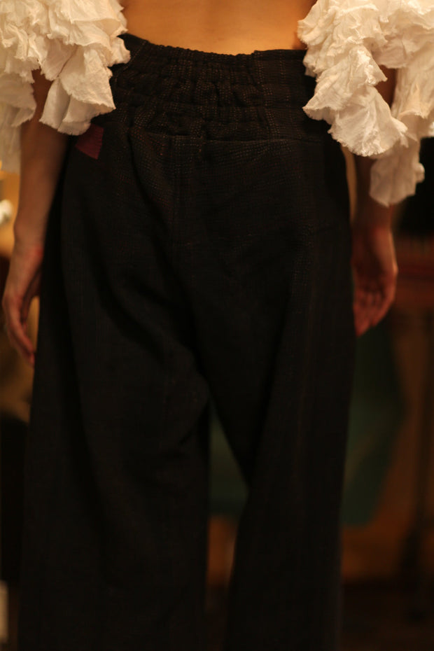 LENA KANTHA TROUSERS CHARCOAL
