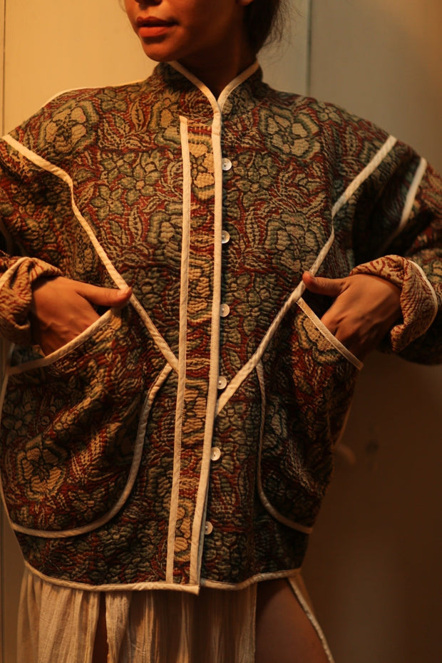 KANTHA JACKET ERIK - sustainably made MOMO NEW YORK sustainable clothing, coatandjacket slow fashion