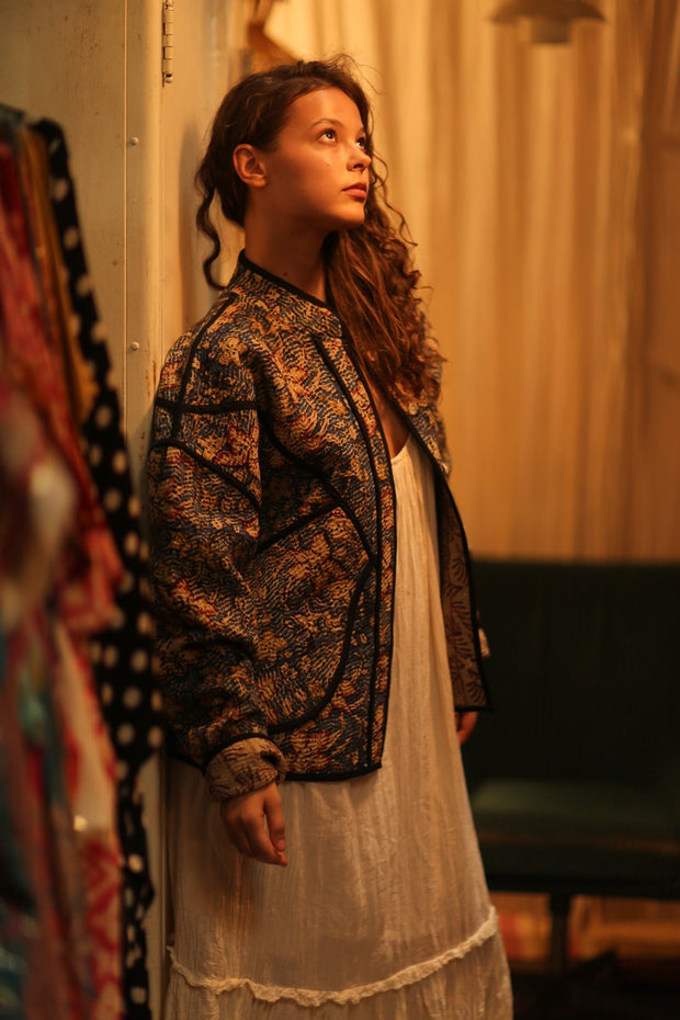 KANTHA JACKET GILBERT - sustainably made MOMO NEW YORK sustainable clothing, coatandjacket slow fashion