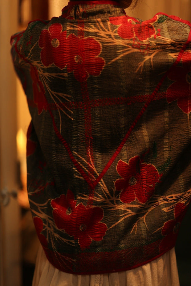 KANTHA JACKET TERRY - sustainably made MOMO NEW YORK sustainable clothing, coatandjacket slow fashion