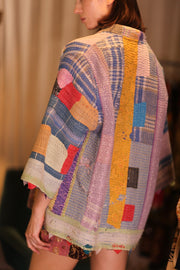 KANTHA KIMONO KINA VALERIA - sustainably made MOMO NEW YORK sustainable clothing, bestseller slow fashion