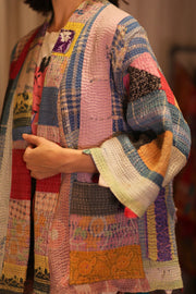 KANTHA KIMONO KINA VALERIA - sustainably made MOMO NEW YORK sustainable clothing, bestseller slow fashion
