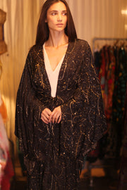 SILK WING KIMONO PINA JACEY - sustainably made MOMO NEW YORK sustainable clothing, kimono slow fashion